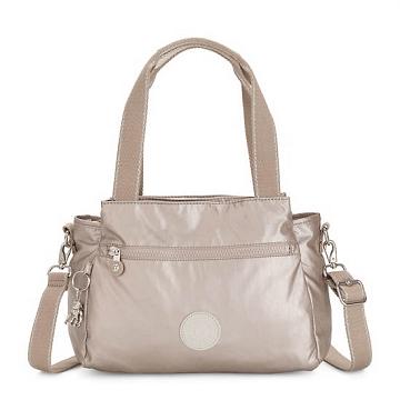 Kipling Elysia Metallic Schoudertassen Beige | NL 1810IL